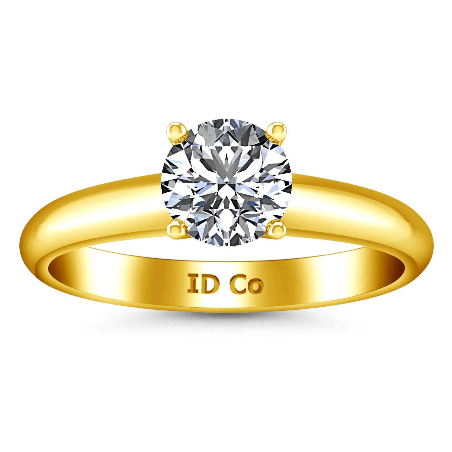 Solitaire Diamond Engagement Ring Carys 14K Yellow Gold