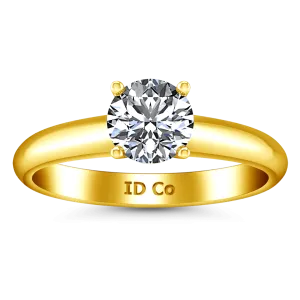 Solitaire Diamond Engagement Ring Carys 14K Yellow Gold