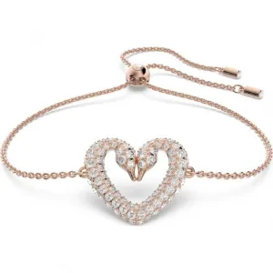 Una Heart Bracelet Rose Gold-tone Plated 5628658