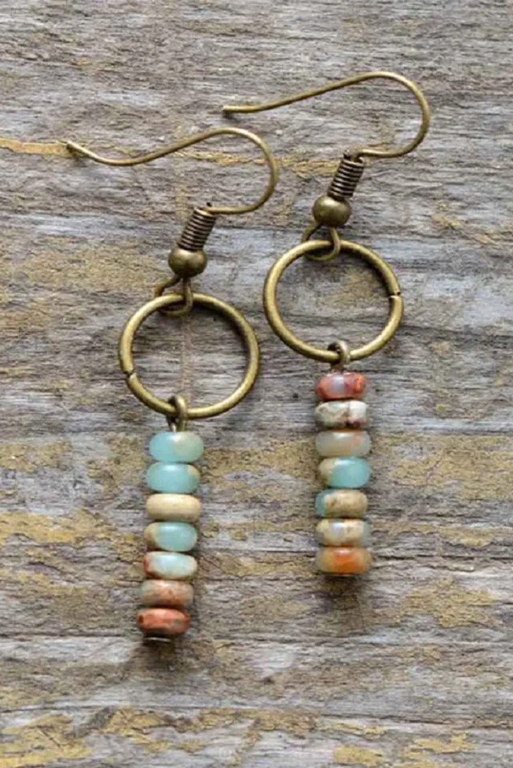 Vintage Beaded Drop Earrings