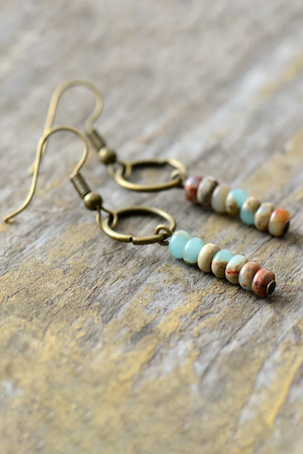 Vintage Beaded Drop Earrings